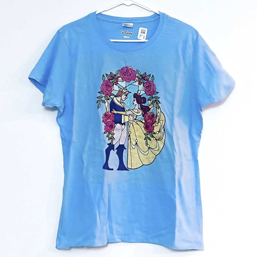 Beauty and the Beast Blue Shirt